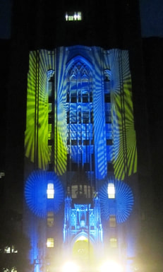 Cathedral of Learning at Night